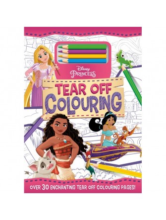 Disney Princess: Tear Off Colouring